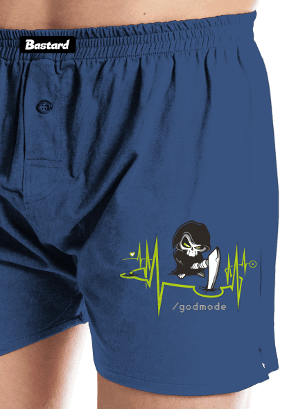 Boží zásah pánské trenky Blue