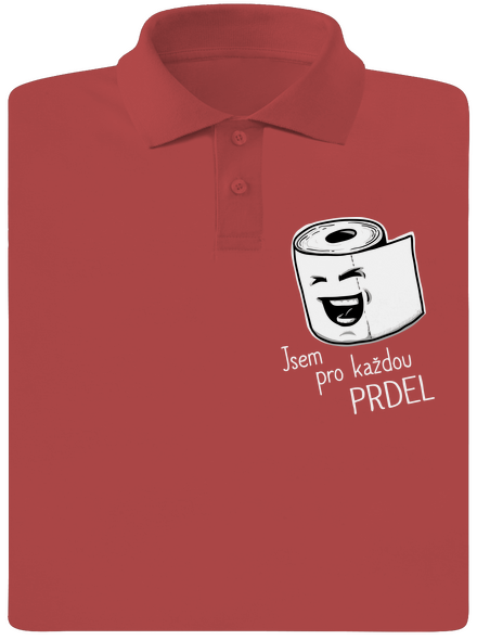 Prdel pánská polokošile Burgundy