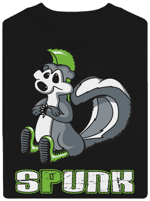 Spunk unisex mikina bez kapuce Black