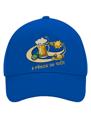 A přece se točí! kšiltovka baseballka Bright Royal