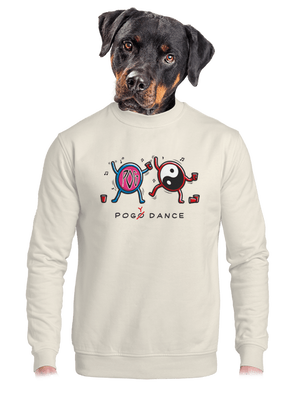 unisex mikina bez kapuce