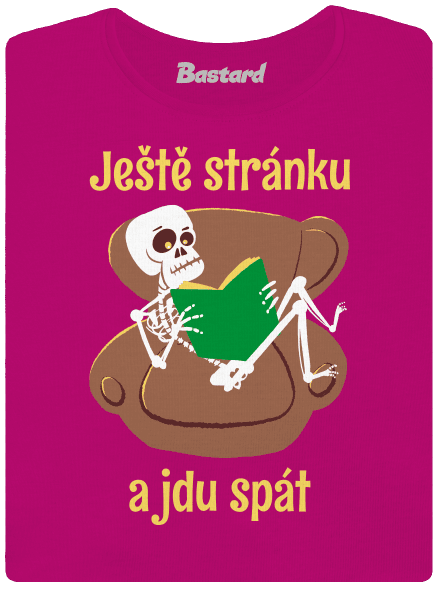 Ještě stránku dámské tričko Fuchsia Red