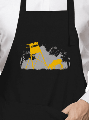 Lesní harmonie zástěra Black