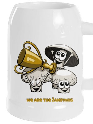 Žampioni půllitr White