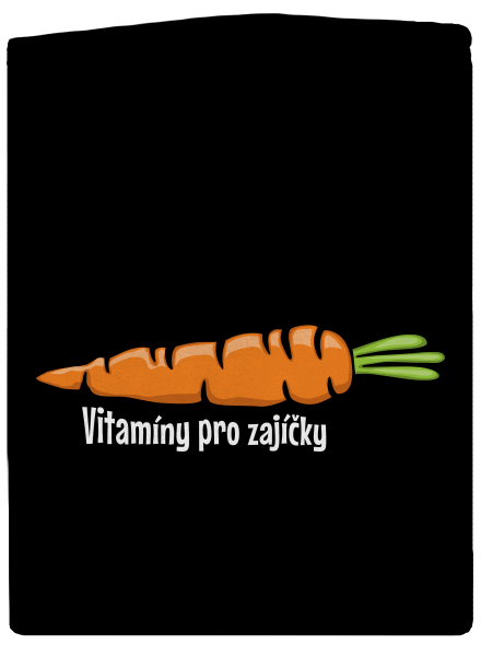 Vitamíny pro zajíčky dámská mikina na zip Black