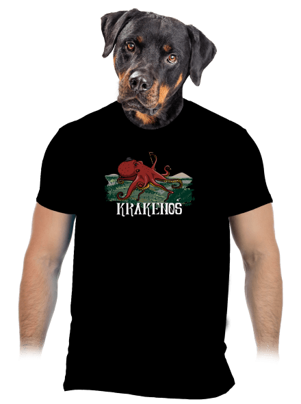 Krakenoš pánské tričko Black