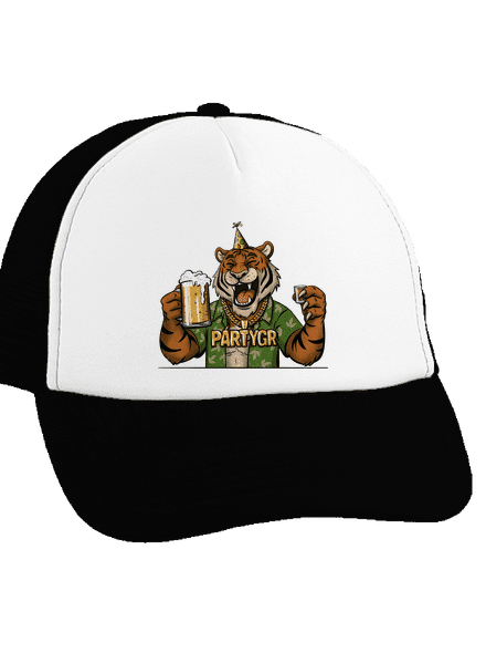 Pártygr kšiltovka truckerka Black cap