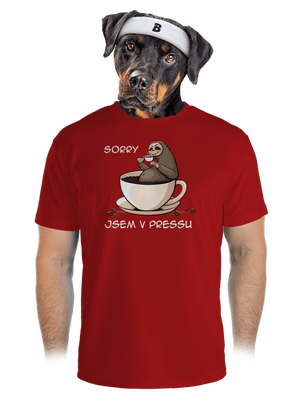 V pressu pánské sportovní tričko Red Mal