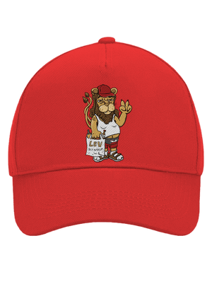 Lvíček kšiltovka baseballka Classic Red