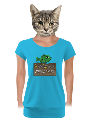 dámské tričko s lemem