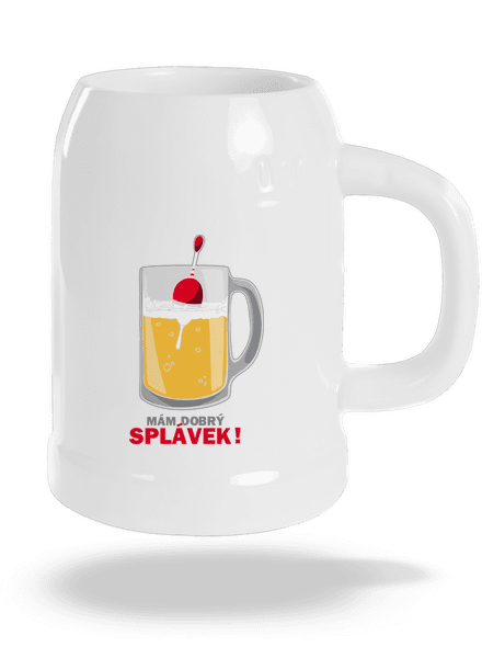 Splávek půllitr White