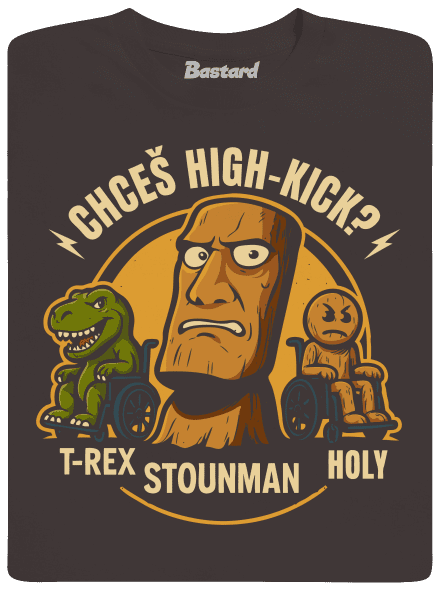 High kick pánské dlouhý rukáv Bear Brown