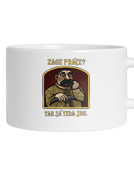 Zase práce? hrnek makronka White