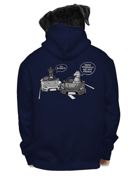 Co blinkr? pánská mikina na zip Navy