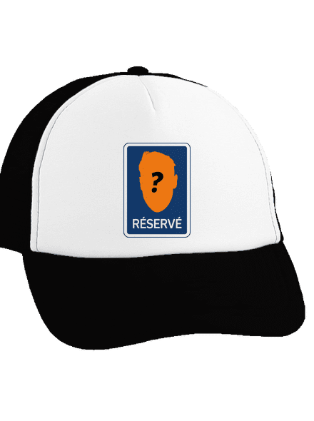 Značka réservé kšiltovka truckerka Black cap
