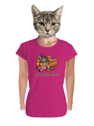 Mám kulatiny dámské tričko premium Magenta