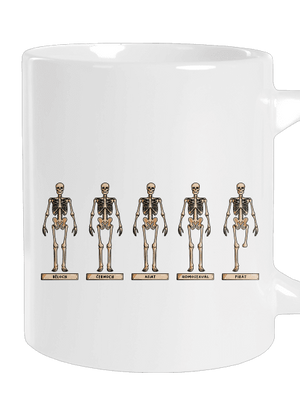 Kostry velký hrnek White