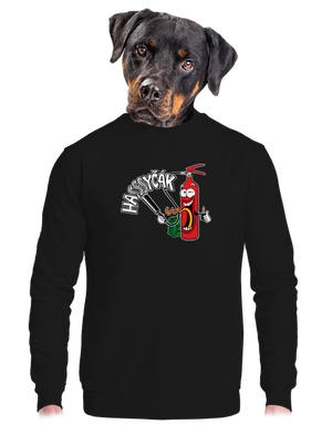 unisex mikina bez kapuce