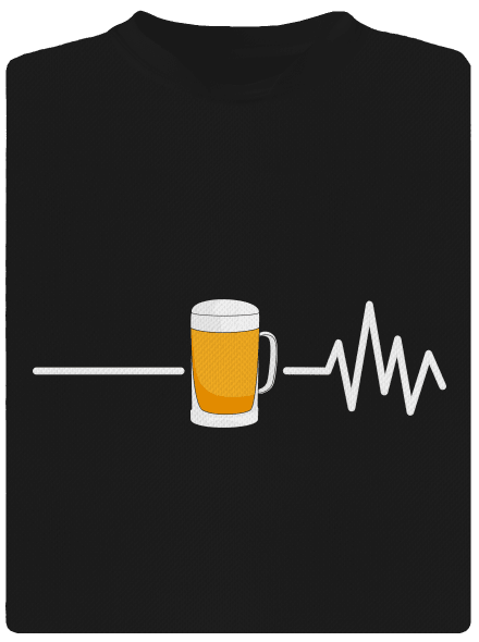 Beer help pánské sportovní tričko Black