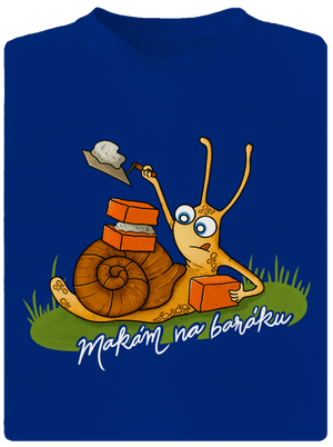 Makám na baráku pánské sportovní tričko Royal Blue Mal