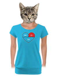 dámské tričko s lemem