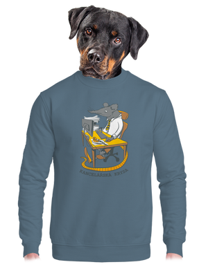 unisex mikina bez kapuce