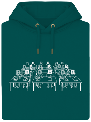 Cimrman: Debil, blbeček unisex mikina premium Emerald Green