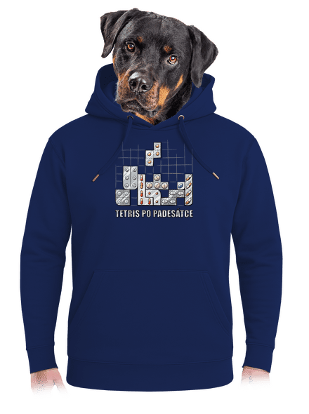 Tetris unisex mikina premium Navy