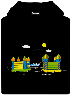 Bitva o hrad dámská mikina klokanka Black