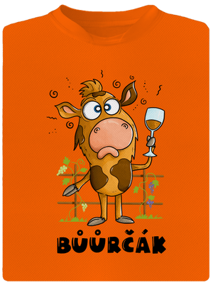 Bůůrčák pánské sportovní tričko Neon Orange