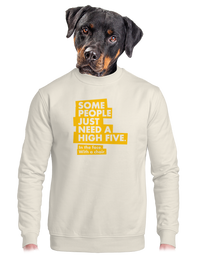 unisex mikina bez kapuce