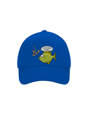 Ryba a žížala kšiltovka baseballka Bright Royal