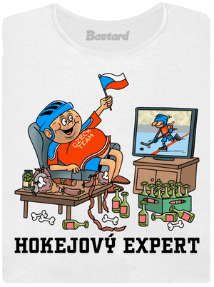 Hokejový expert dámské tričko premium White