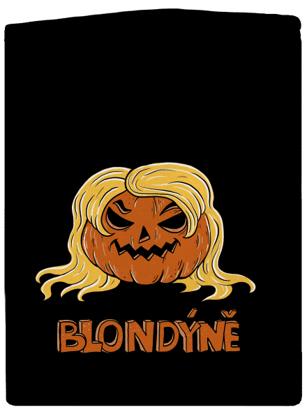 Blondýně pánská mikina na zip Black
