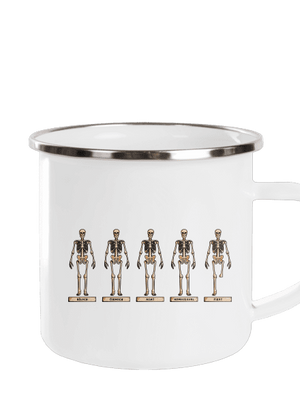 Kostry plecháček White