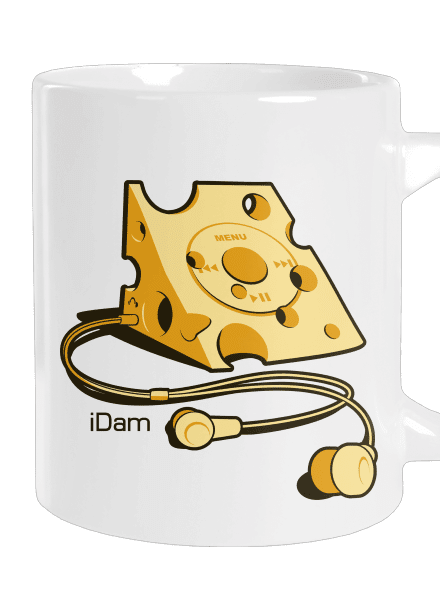 iDam velký hrnek White