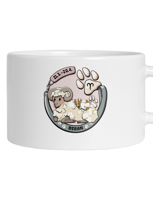 Psí horoskop: Beran hrnek makronka White