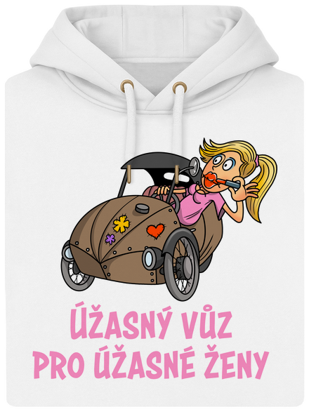 Velorex unisex mikina premium Snowwhite