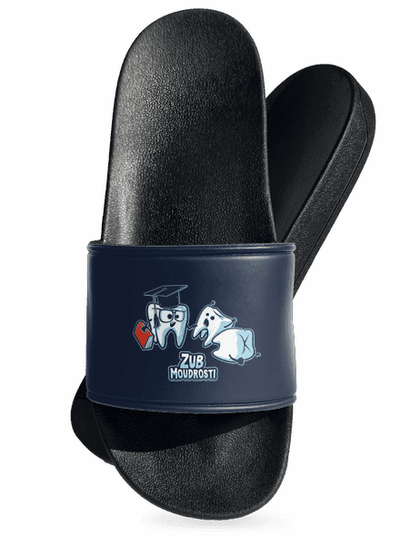 Zub moudrosti pantofle Navy