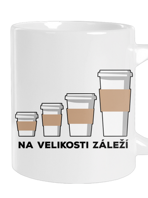 Na velikosti záleží velký hrnek White
