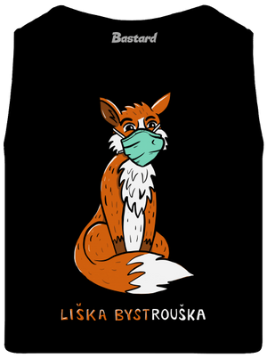 Liška Bystrouška pánské tílko Black