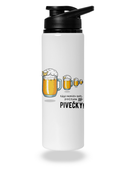 Pivečka lahev na vodu White
