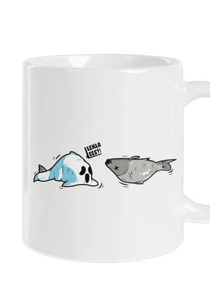 Leklá ryba klasický hrnek White