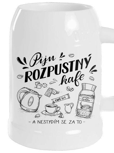 B12: Piju rozpustný půllitr White