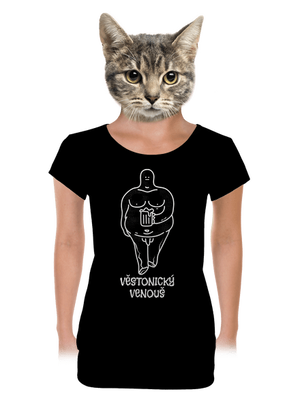 dámské tričko s lemem