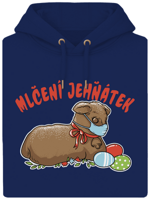 Mlčení jehňátek unisex mikina premium Navy