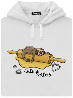 Miluju válení dámská mikina klokanka White