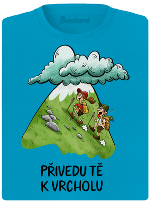 Přivedu tě k vrcholu dámské sportovní tričko Blue Atol