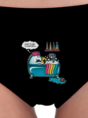 Jak se stát jednorožcem dámské kalhotky Black
