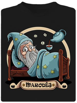 Maroděj pánské sportovní tričko Black